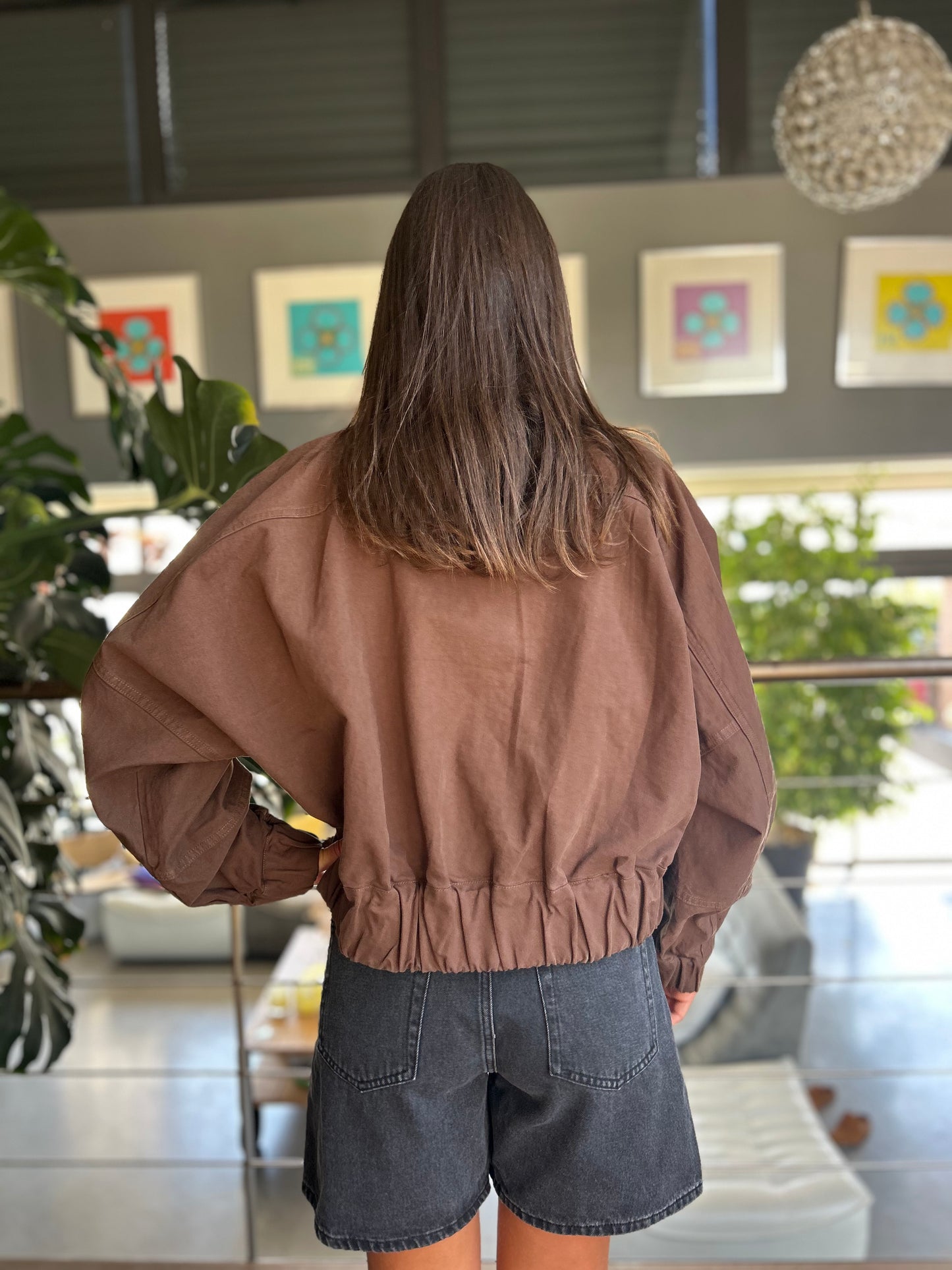 Veste Carla chocolat