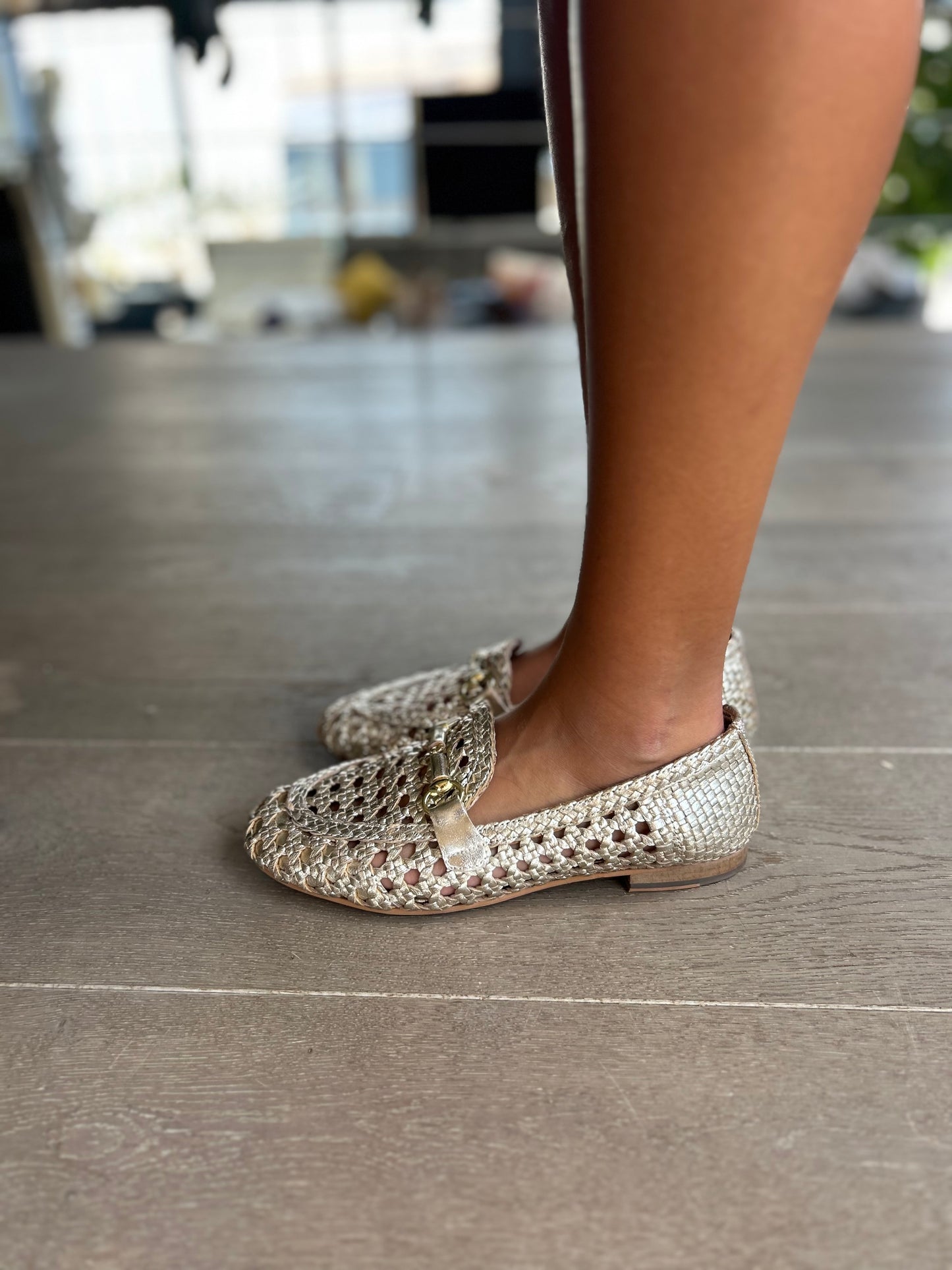 Mocassin Ludivine platine