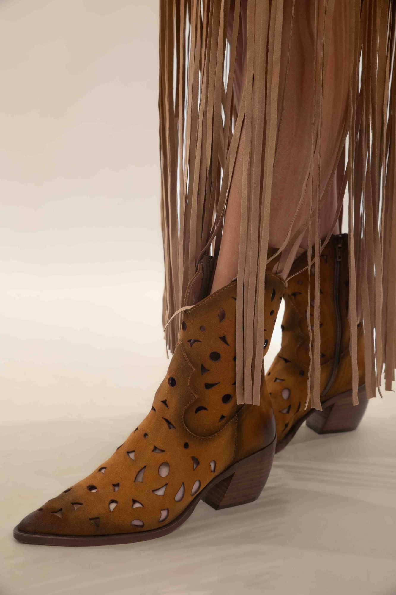 Jupe à franges Elea