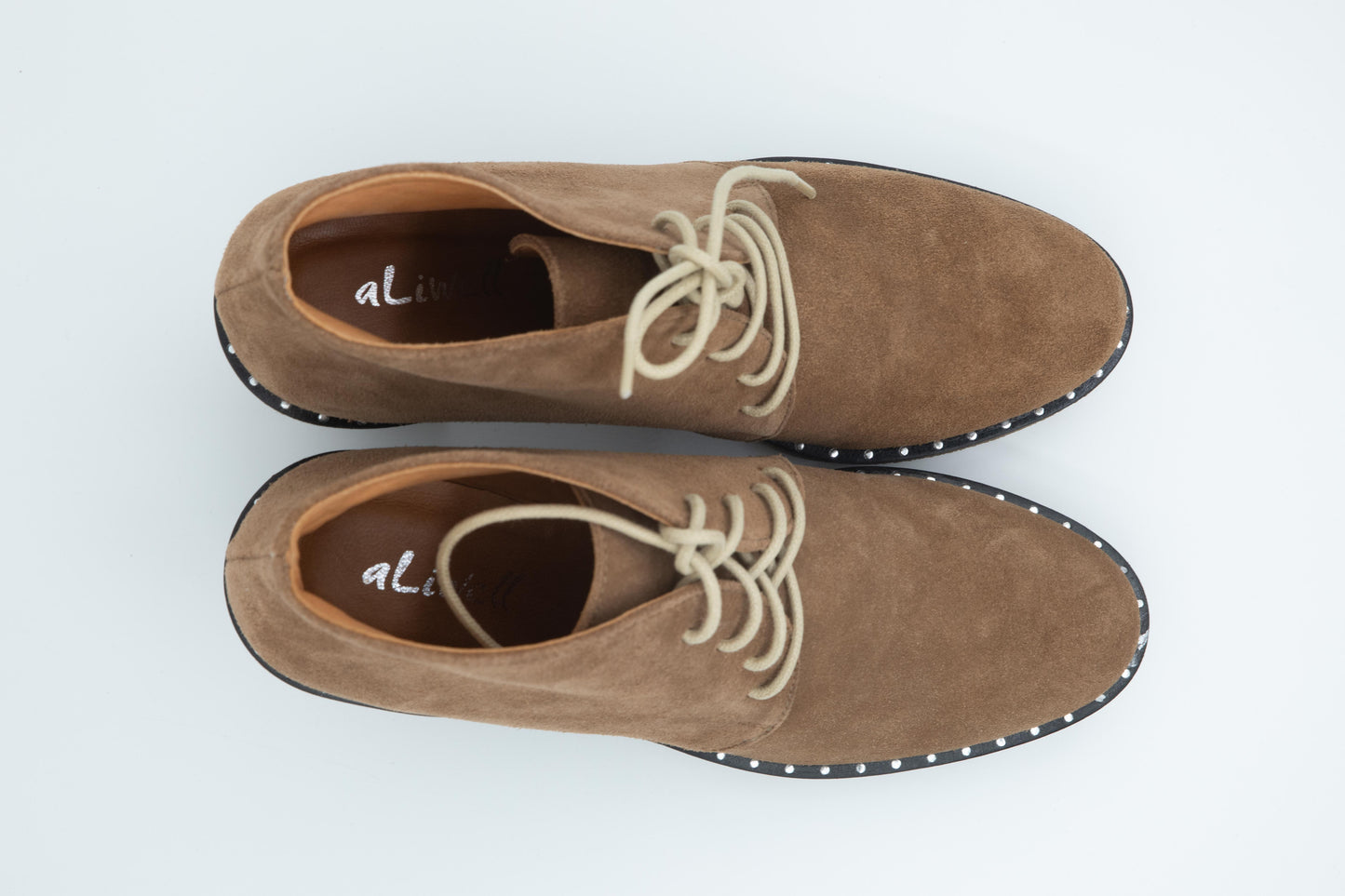 Chaussures Côme nubuck taupe