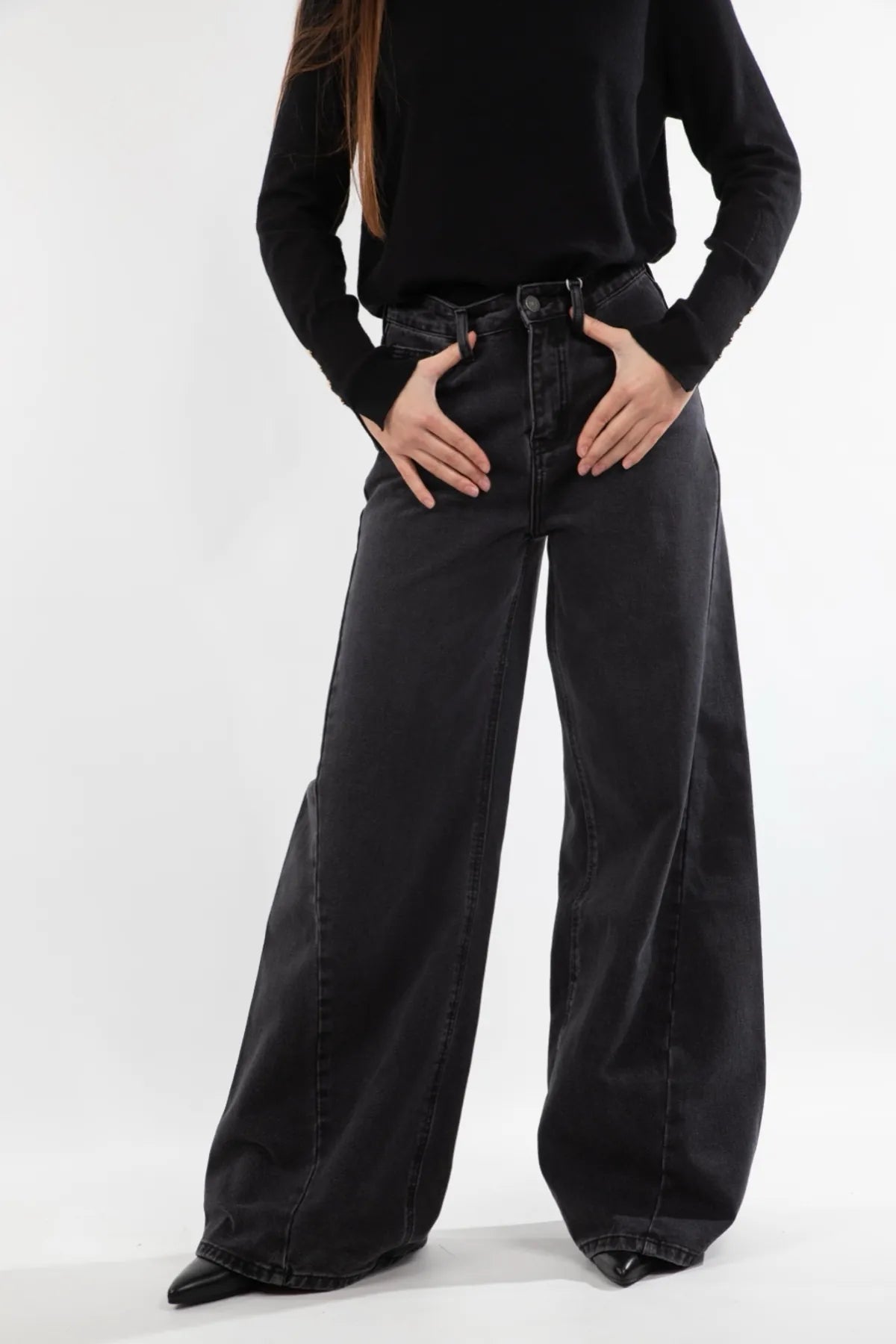 Jean oraje noir ample