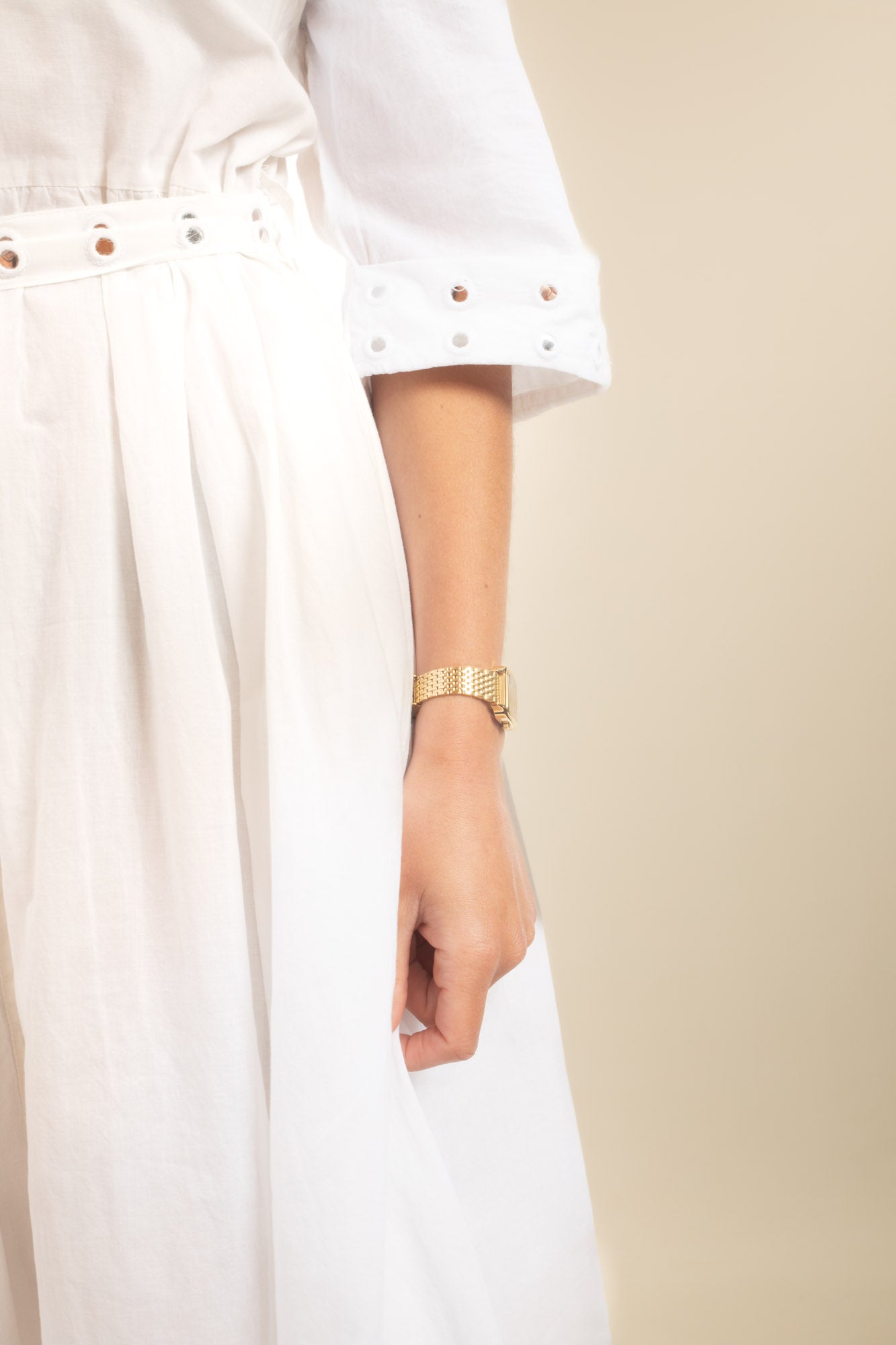 Robe longue blanche Yvette
