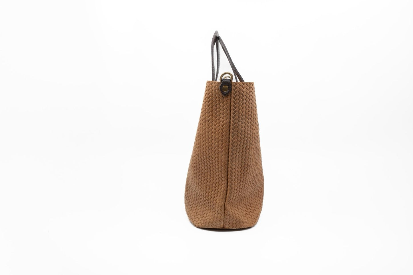 Sac Cinnamon cuir tressé marron