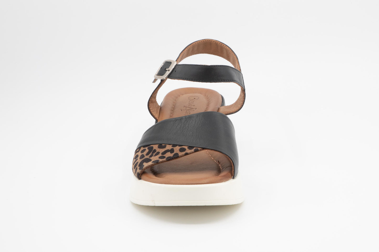 Sandales Coco&Abricot Mahalon noir/camel