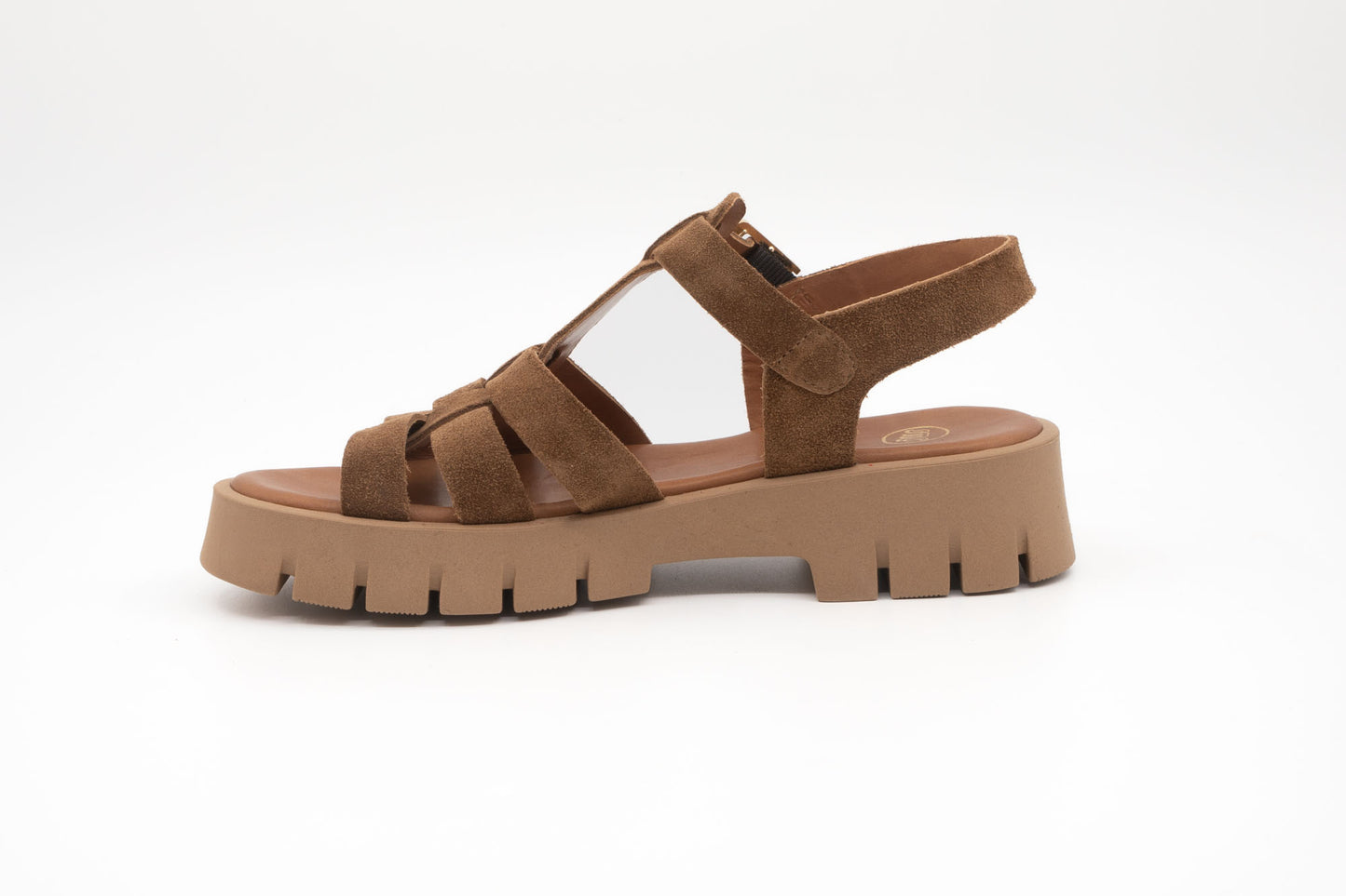 Sandales sms vadia velours Camel