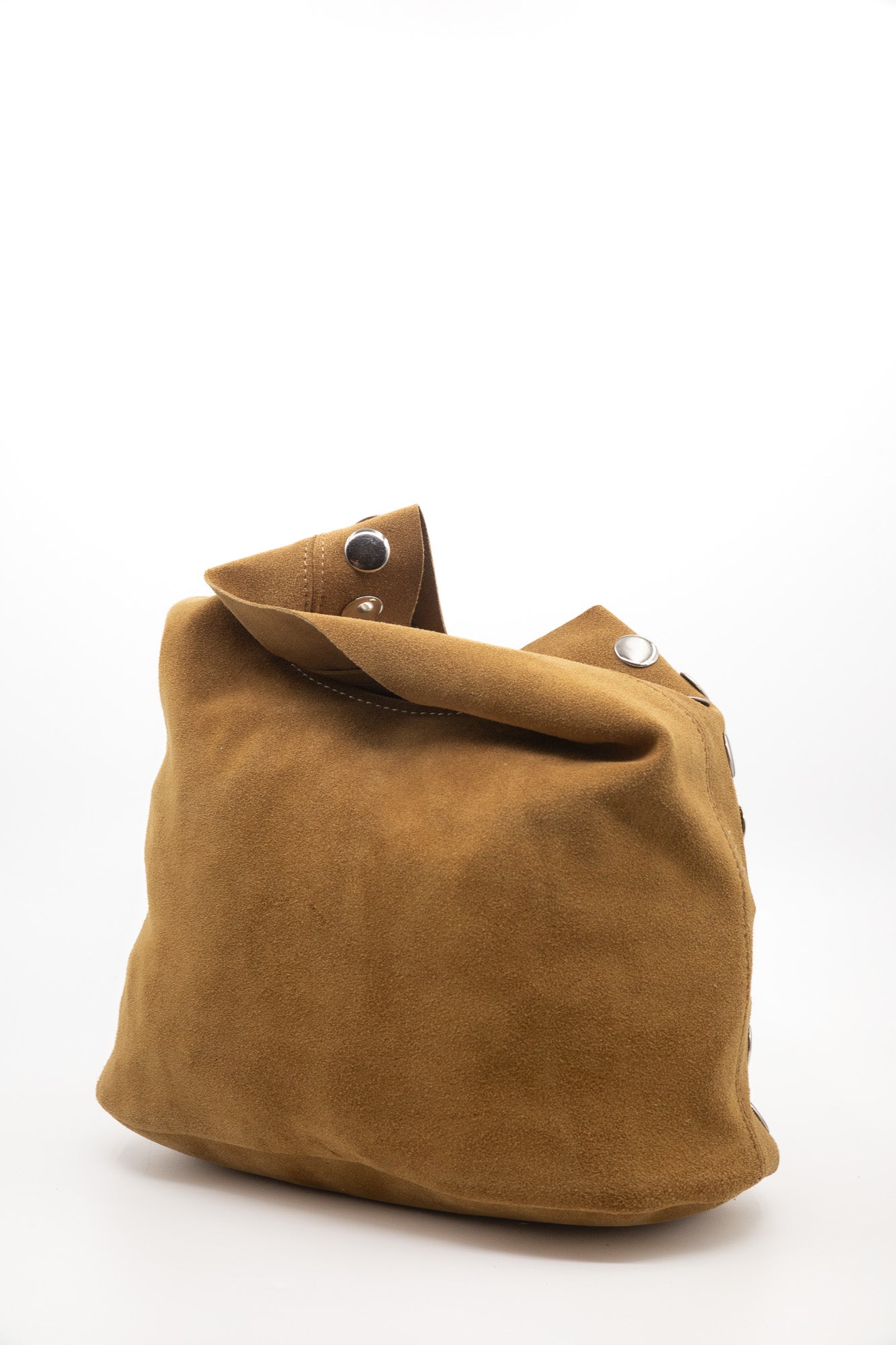 Sac seau le Soho velours nocciola