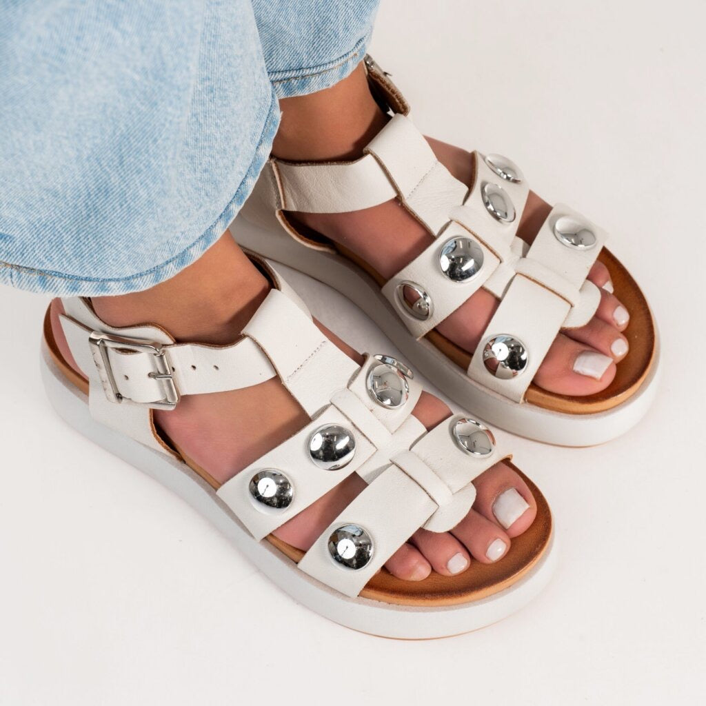 Sandales compensées crème Etaples Coco&abricot