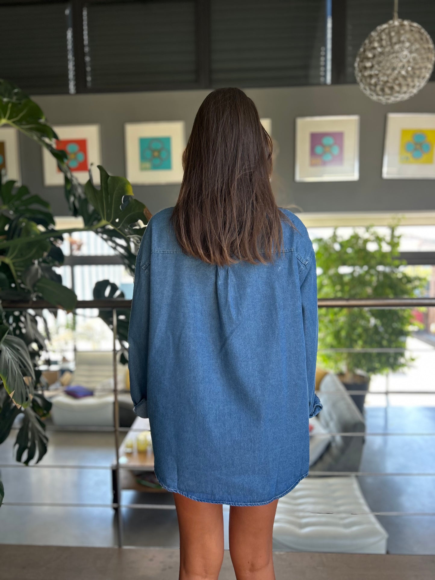 Chemise Flora denim