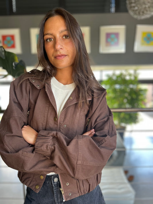 Veste Carla chocolat