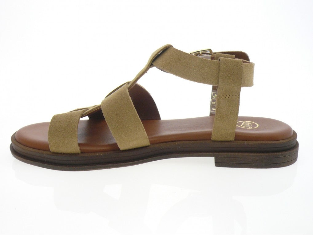 Sandales SMS Savia velours nocciola