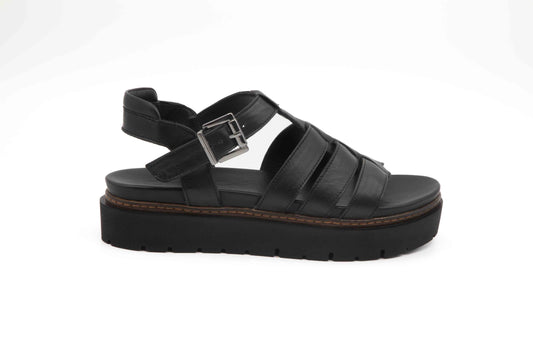 Sandales plate-forme Malpas noires