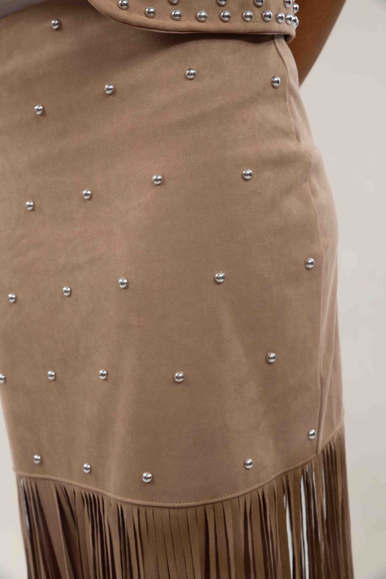 Jupe à franges Elea