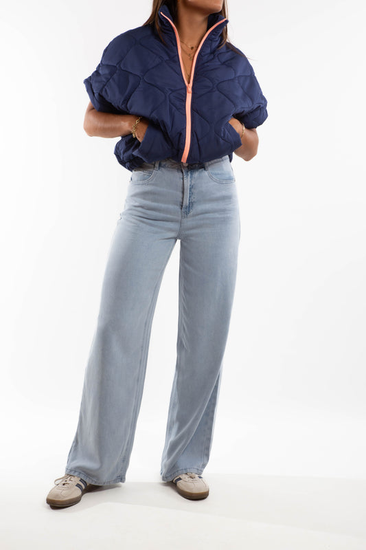 Pantalon denim fluide – 100 % lyocell