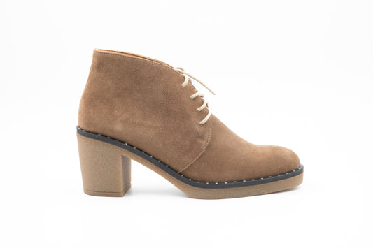 Chaussures Côme nubuck taupe