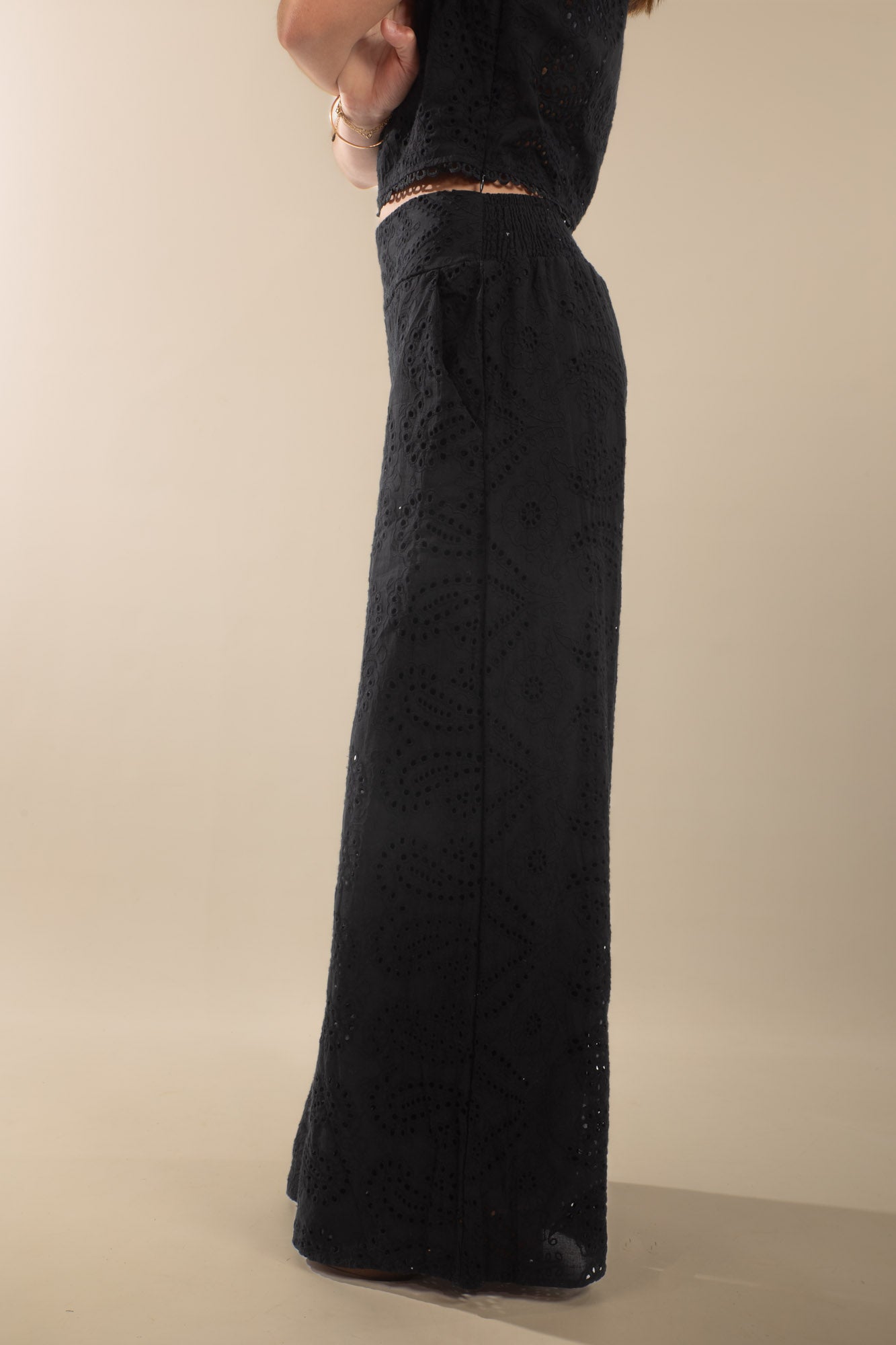 Pantalon noir Rosa