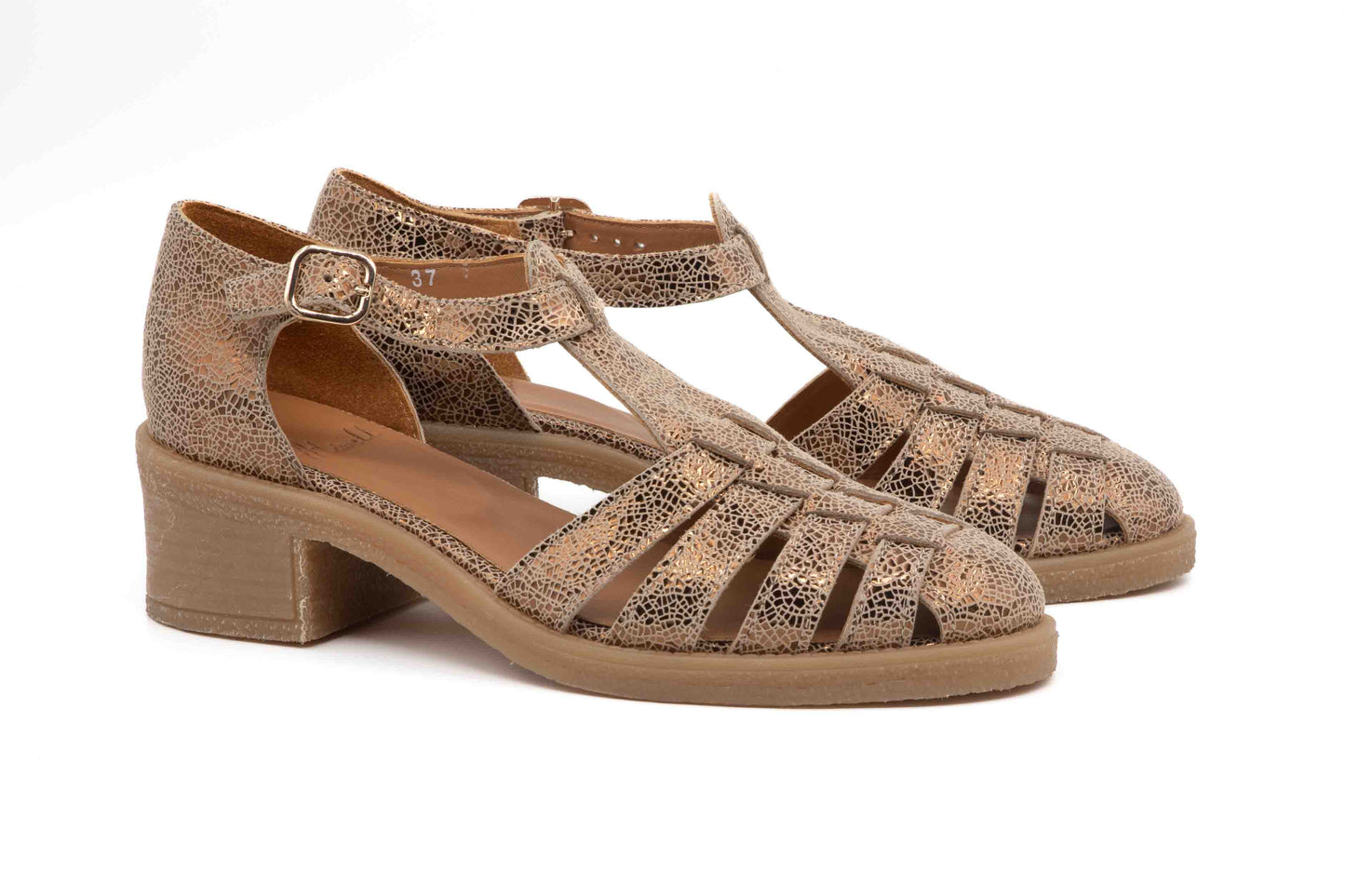 Chaussures Aliwell Dolorès bronzé cracker