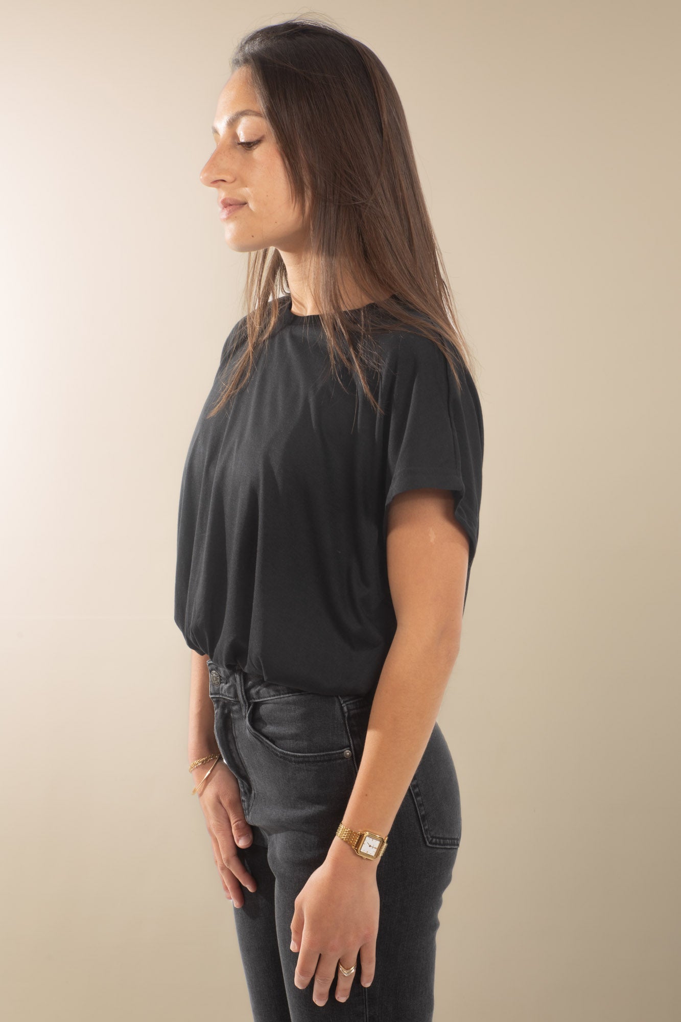 T.shirt ballon Soan noir