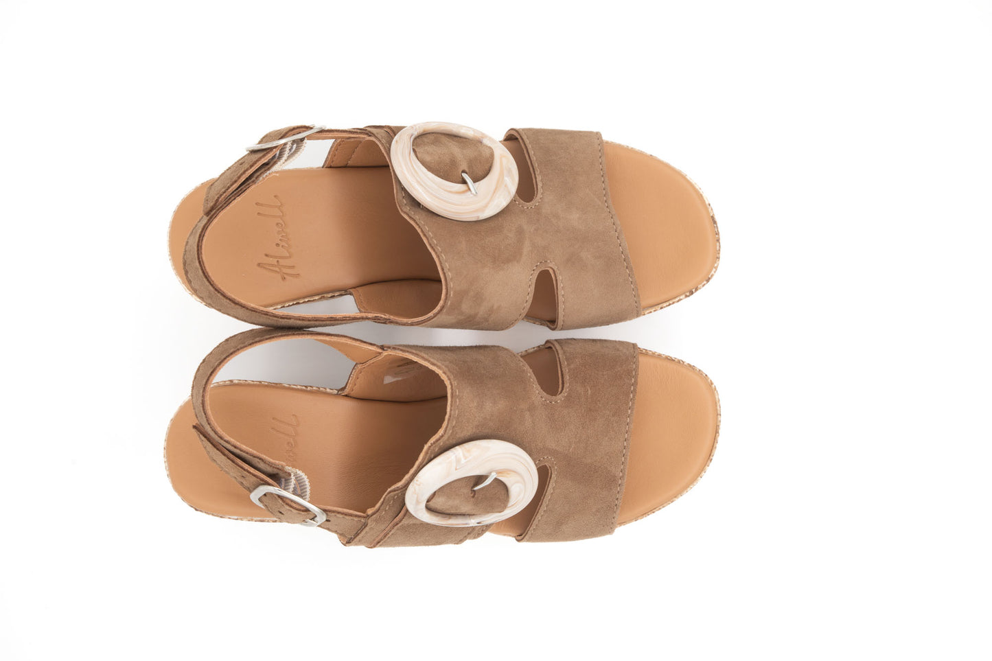 Sandales Aliwell Sika camos tabac