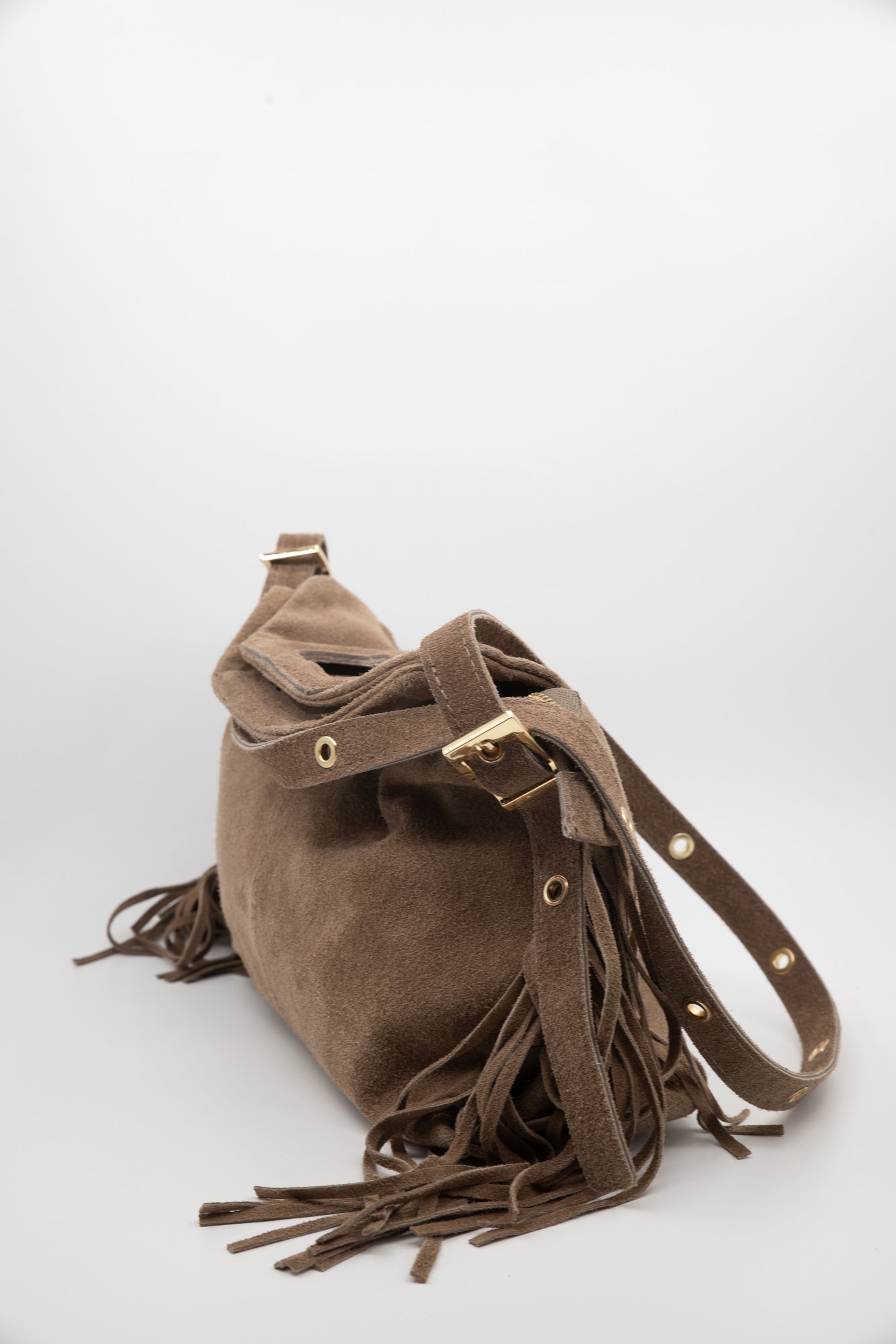 Sac Maya velours beige