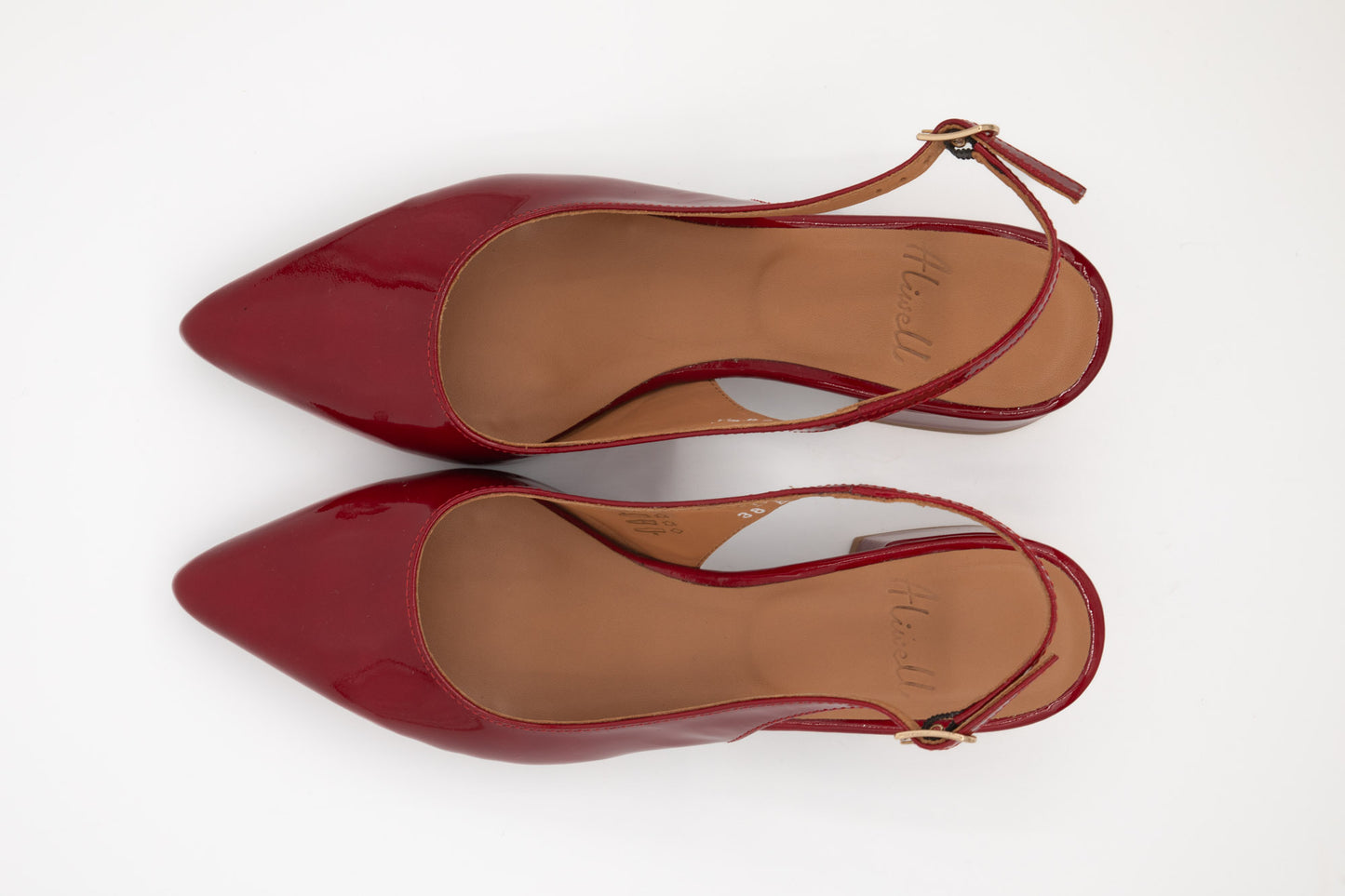 Slingback Aliwell Ziko vernies soft rouge
