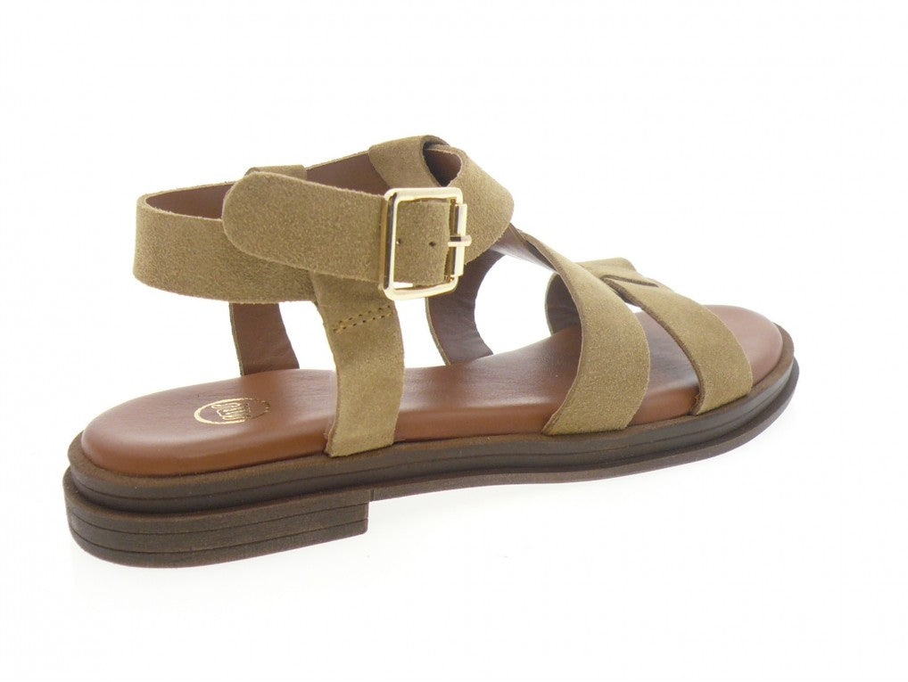 Sandales SMS Savia velours nocciola