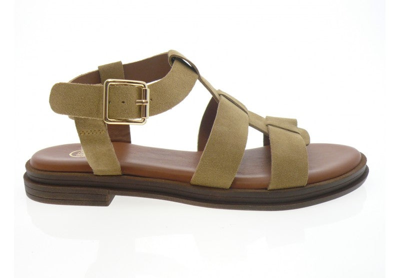 Sandales SMS Savia velours nocciola