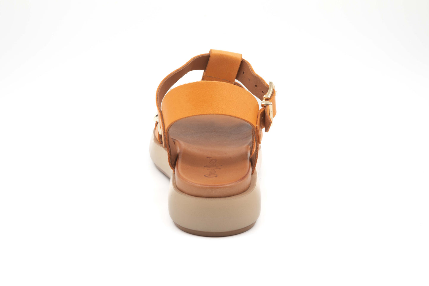 Sandales plate-forme Etaples Orange