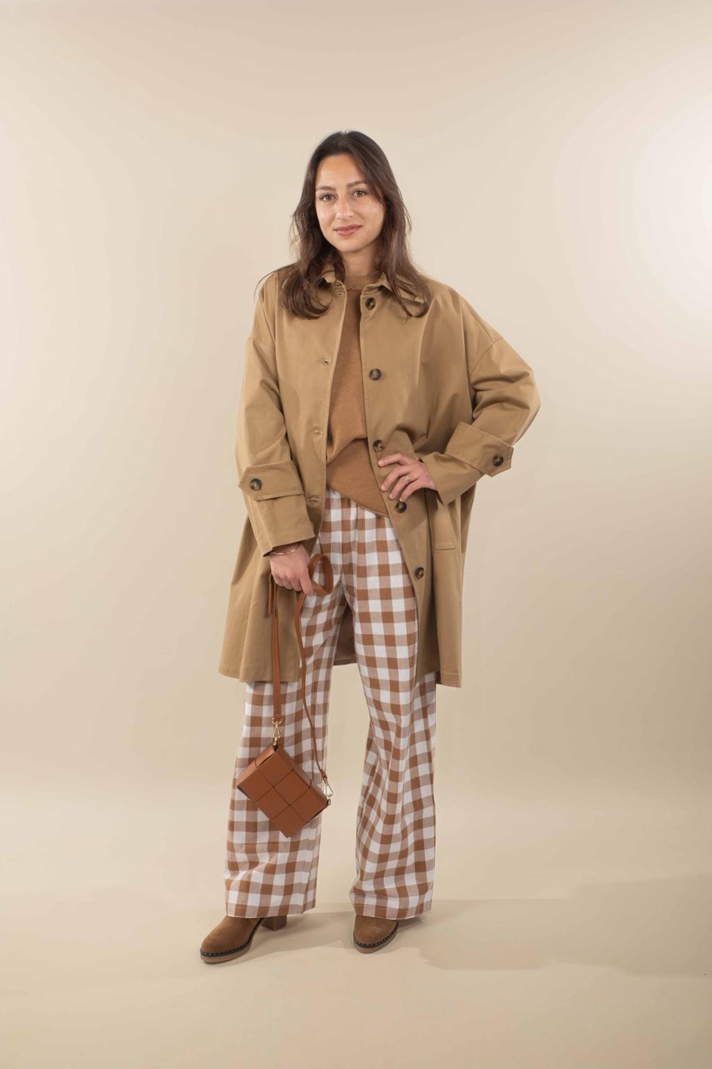 Pantalon à carreaux Carmen