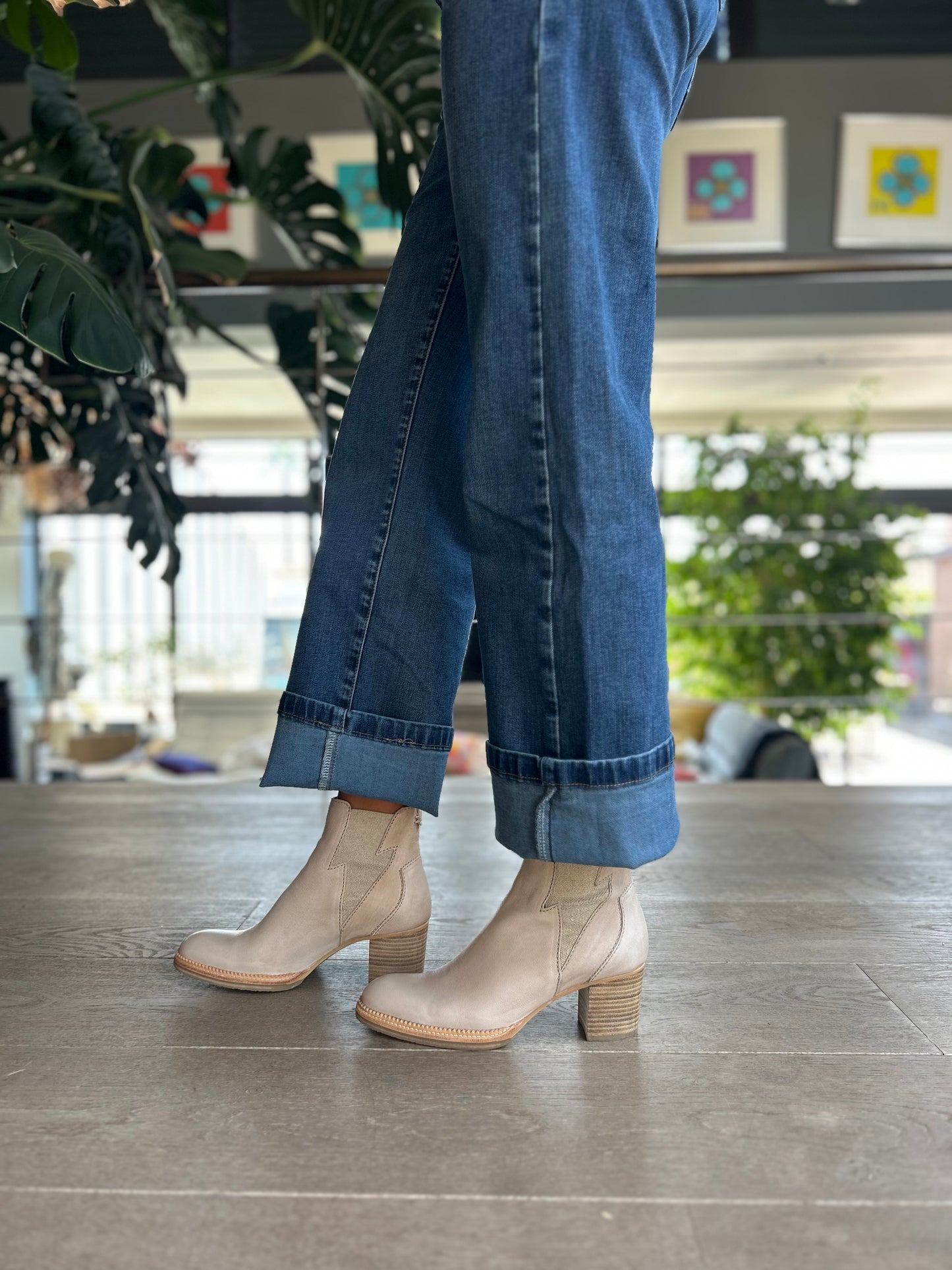 Boots Anna taupe