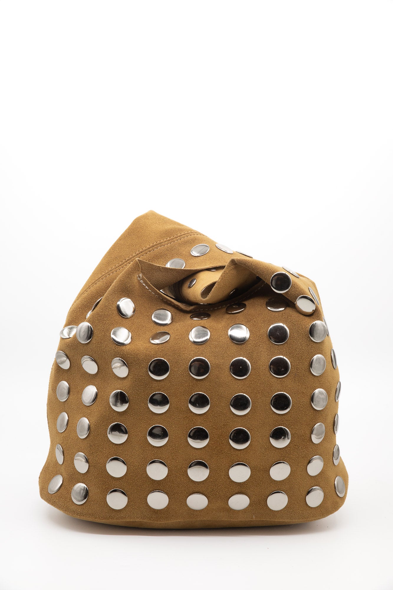 Sac seau le Soho velours nocciola