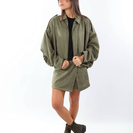 Veste ballon Juliette kaki