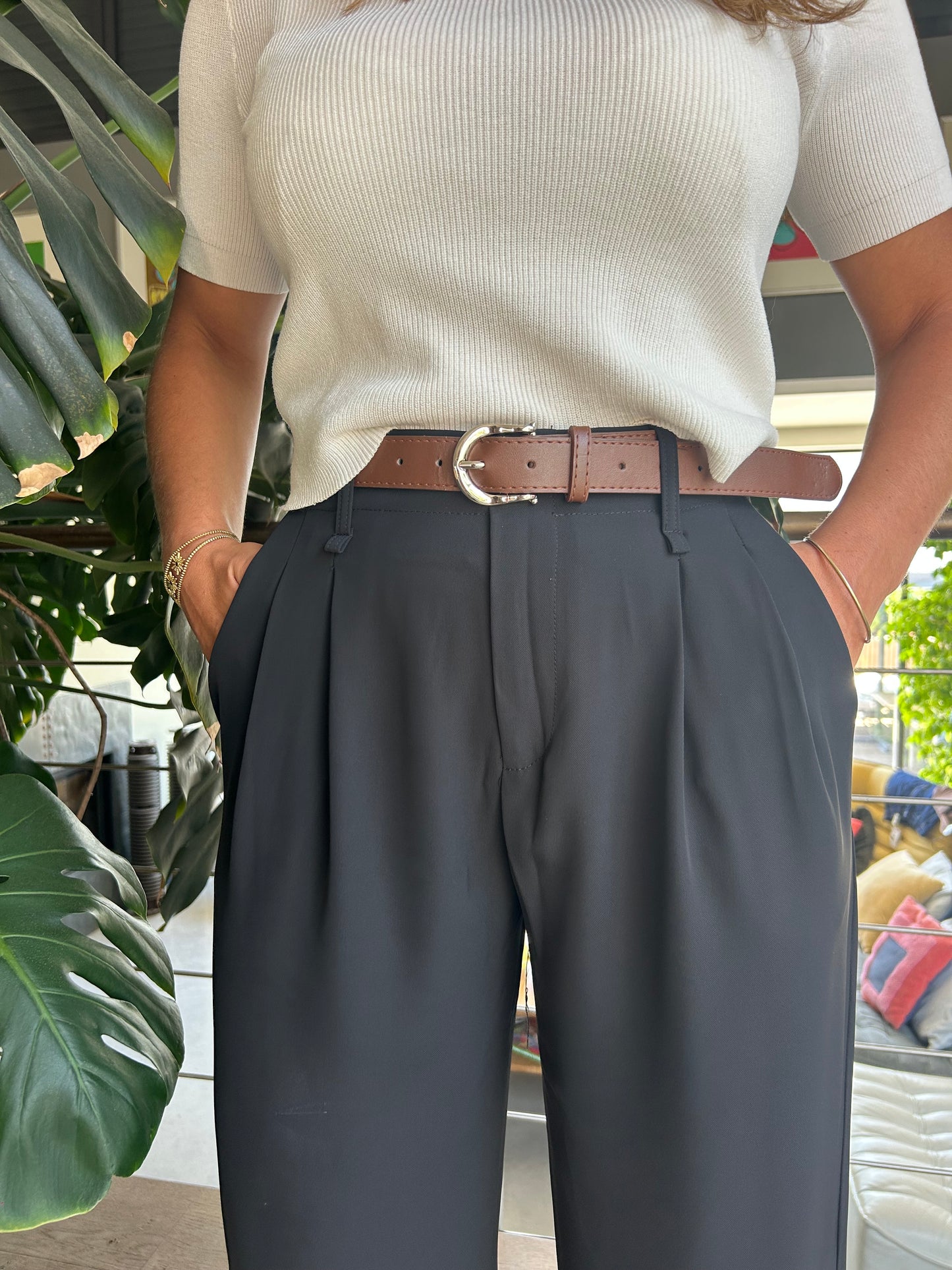 Pantalon fluide Emma noir