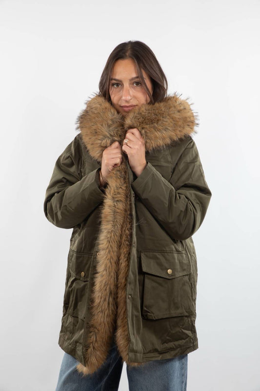 Parka kaki Laura