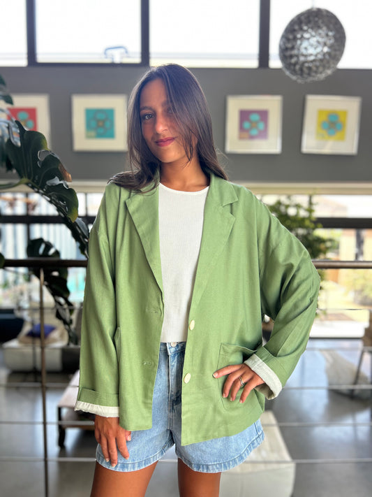 Veste oversize kaki