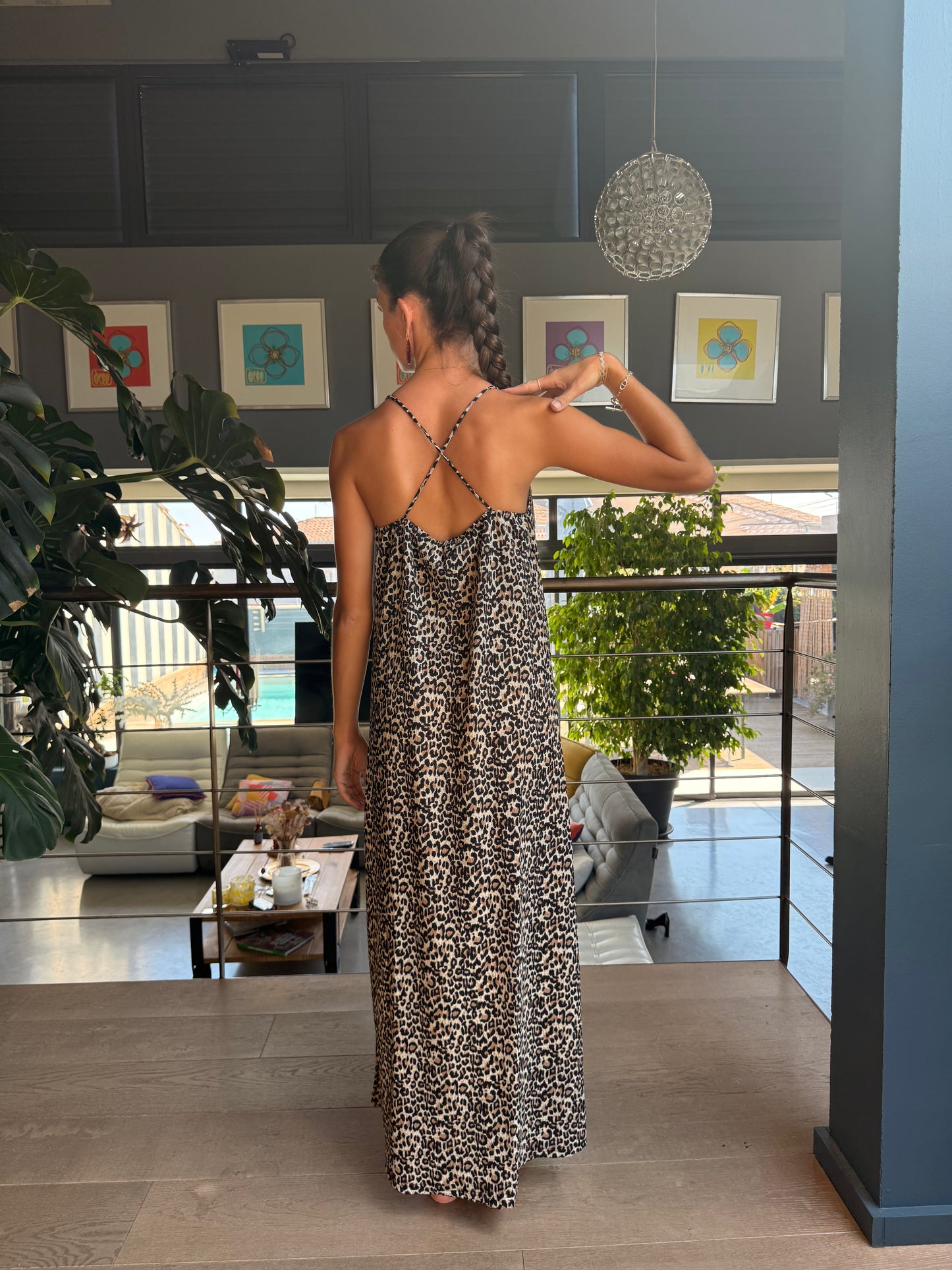 Robe féline léopard