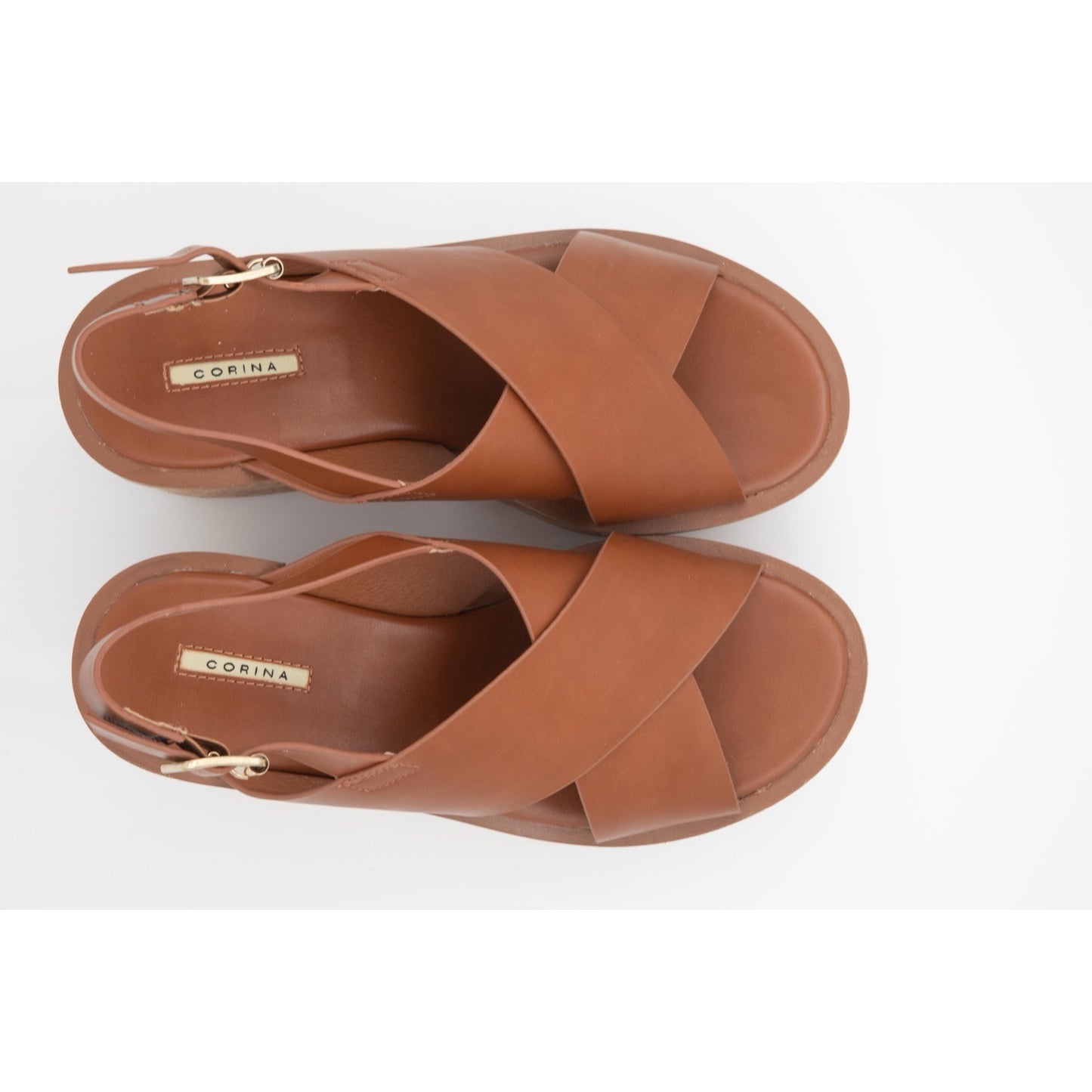 Croisé compensées marron