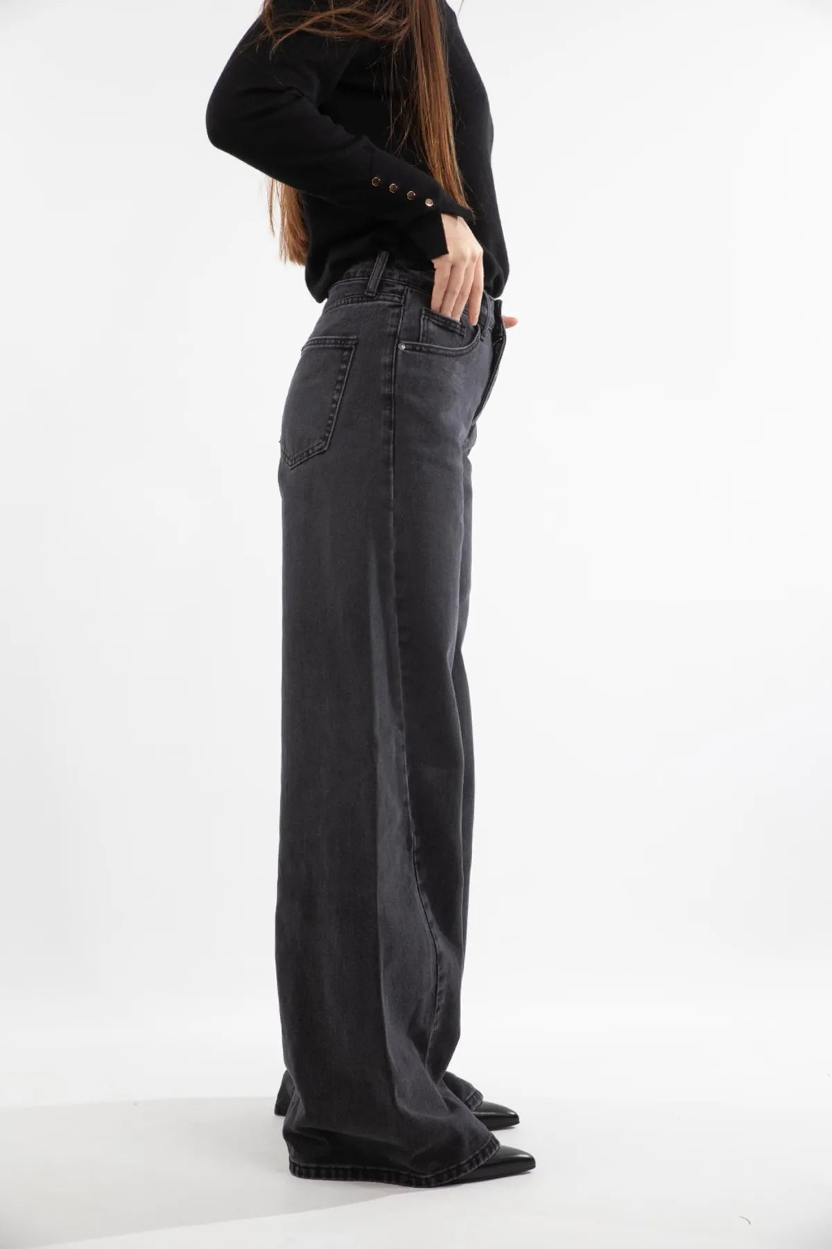 Jean oraje noir ample