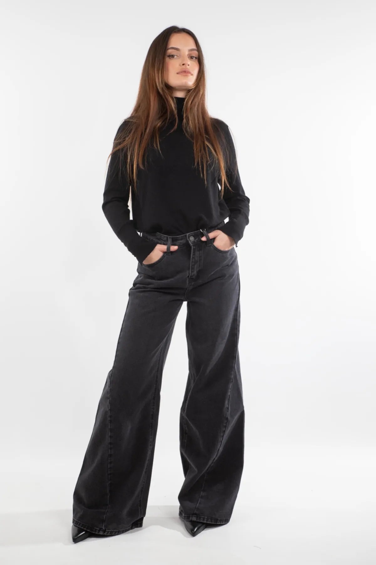 Jean oraje noir ample