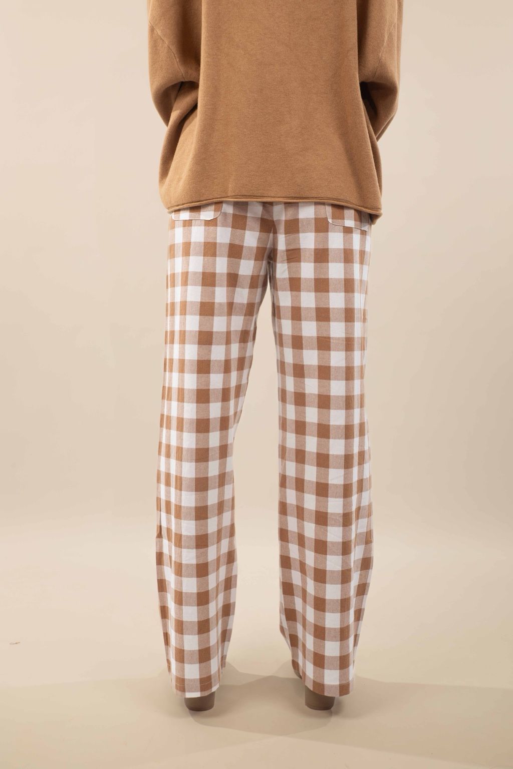 Pantalon à carreaux Carmen