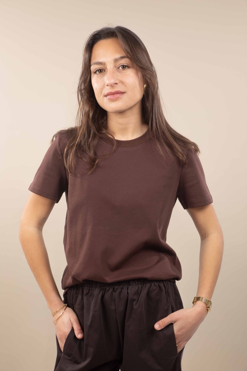 T.shirt marron L’essentiel