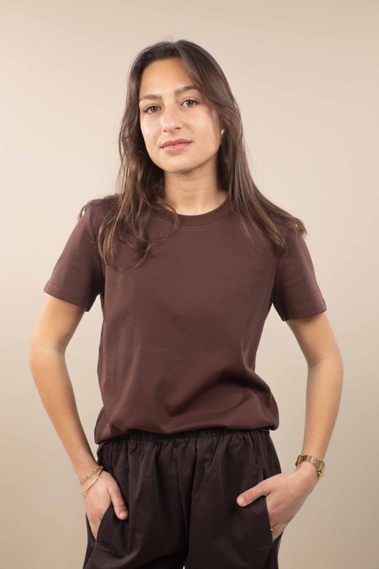 T.shirt marron L’essentiel